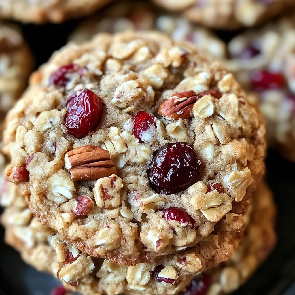 Oatmeal Cranberry Pecan Cookies