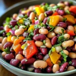 Rainbow Bean Salad: A Vibrant & Healthy Recipe