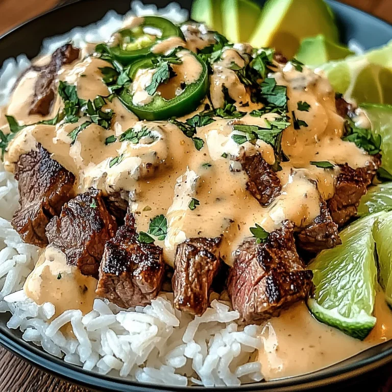 Steak Queso Rice