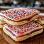 Strawberry Pop Tart Sugar Cookies