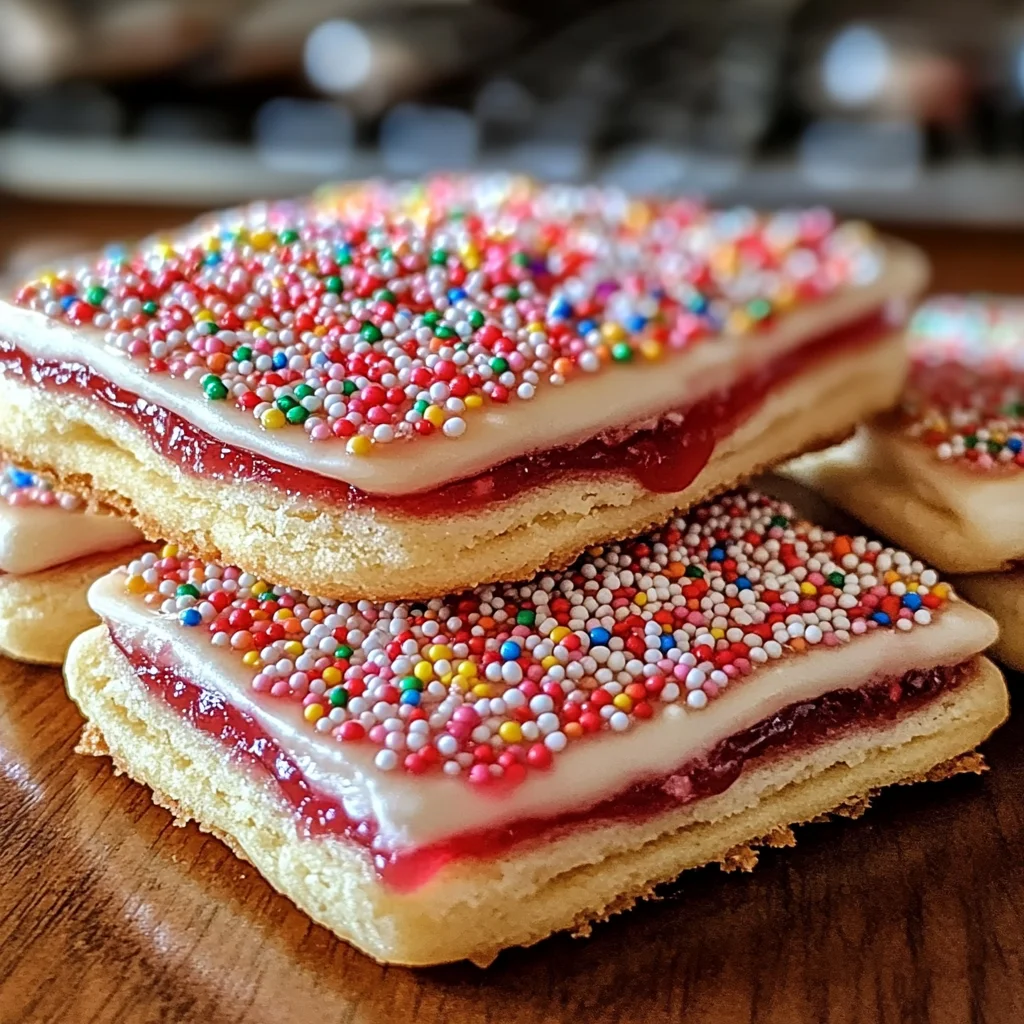 Strawberry Pop Tart Sugar Cookies