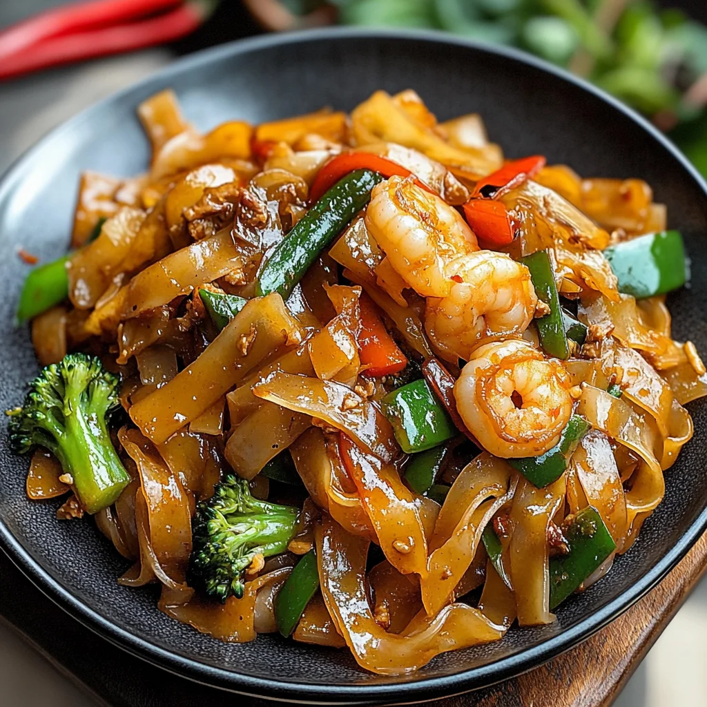 Street Style Thai Drunken Noodles