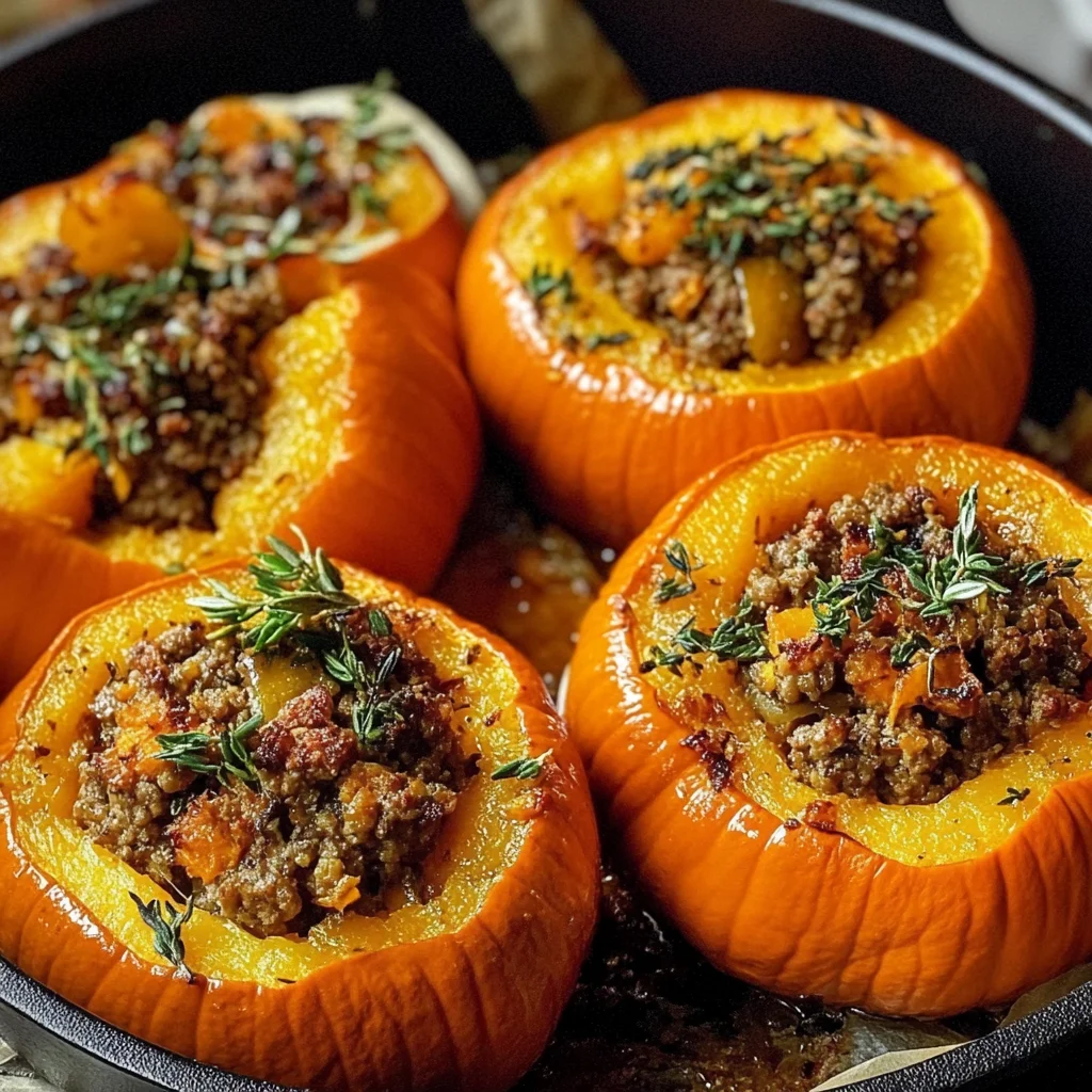 Stuffed Mini Pumpkins Recipe