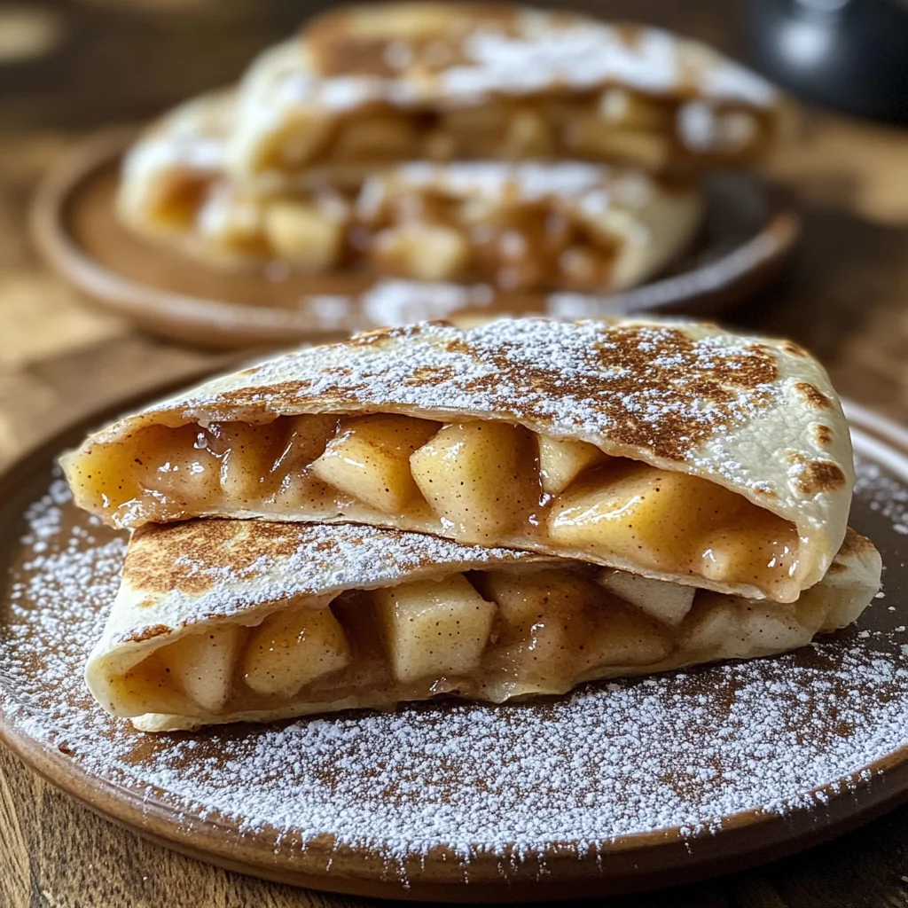 Apple Cinnamon Breakfast Quesadillas