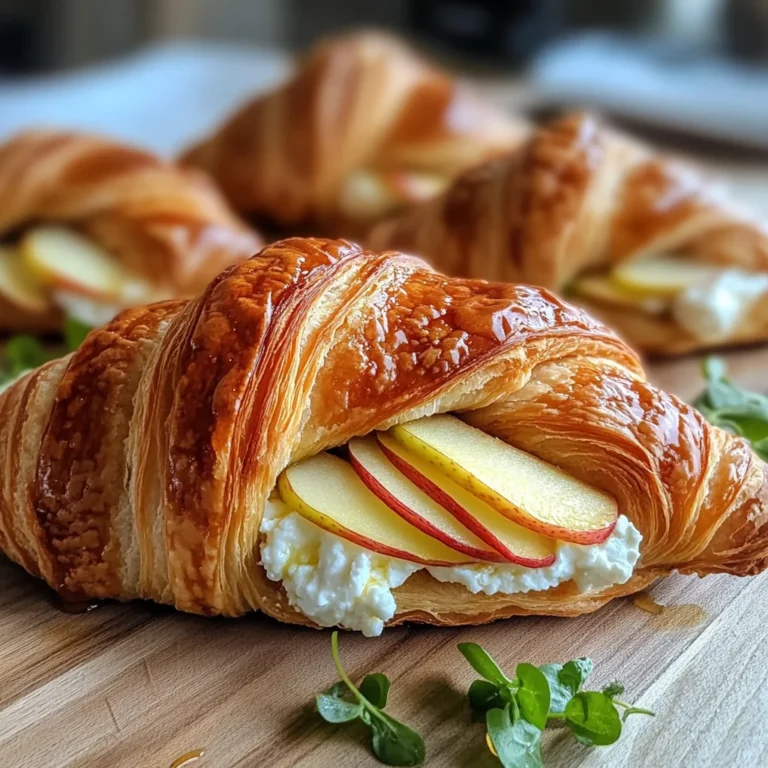 Apple Goat Cheese Croissant