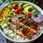 Chipotle Honey Salmon Bowls