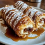 Cinnamon Roll Cheesecake Chimichanga