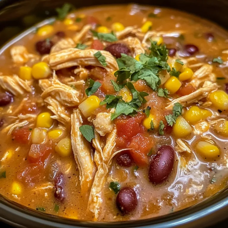 Crockpot Cream Cheese Chicken Chili