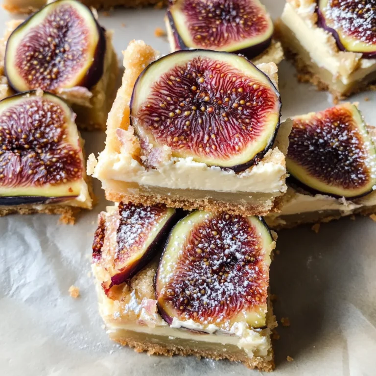 Decadent Fig and Cream Cheese Bars