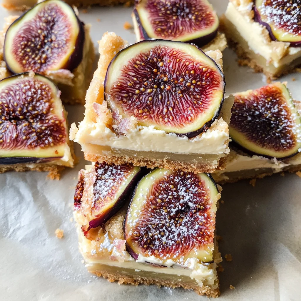 Decadent Fig and Cream Cheese Bars