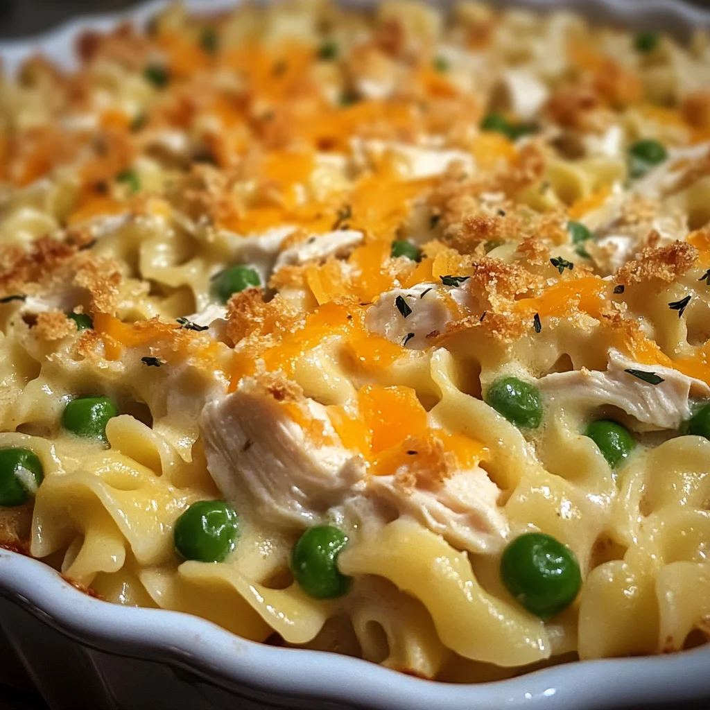 Easy Chicken Noodle Casserole