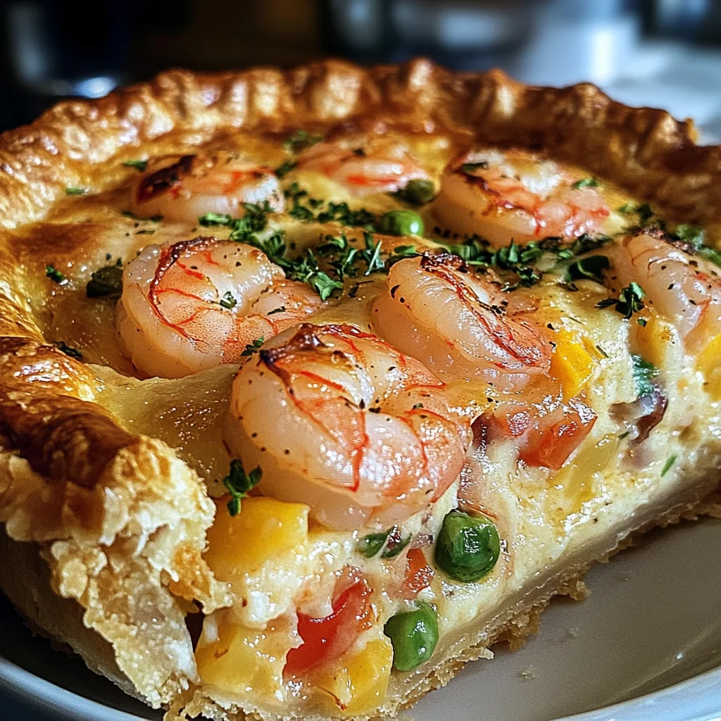 Florida Shrimp Cheddar Pie