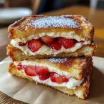 Fried Strawberry Cheesecake Sandwiches