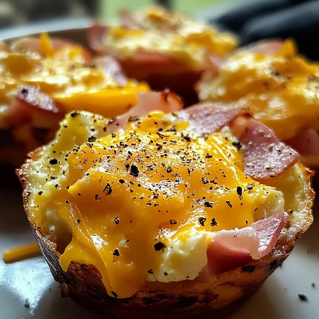 Ham and Eggs Cups