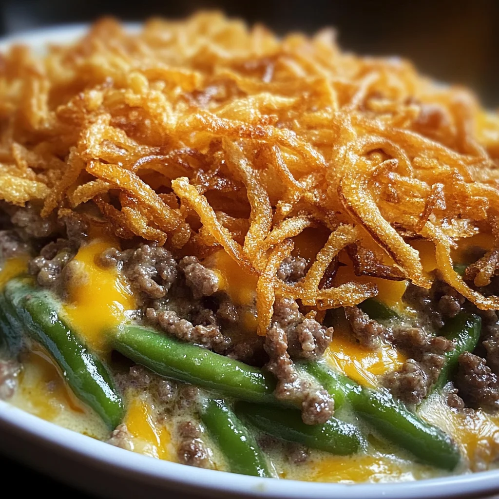 Hamburger Green Bean Casserole