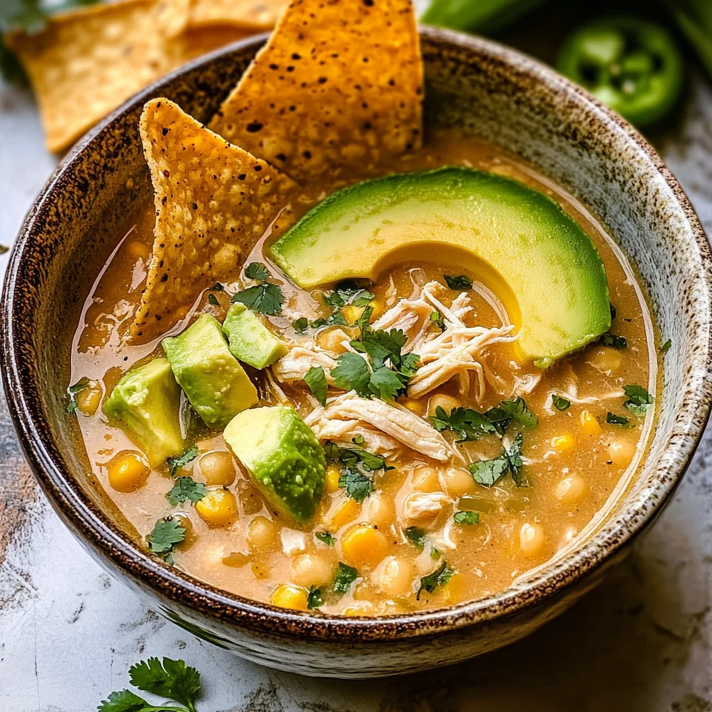 Healthy White Chicken Chili