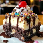 Heavenly Hot Fudge Sundae Brownie