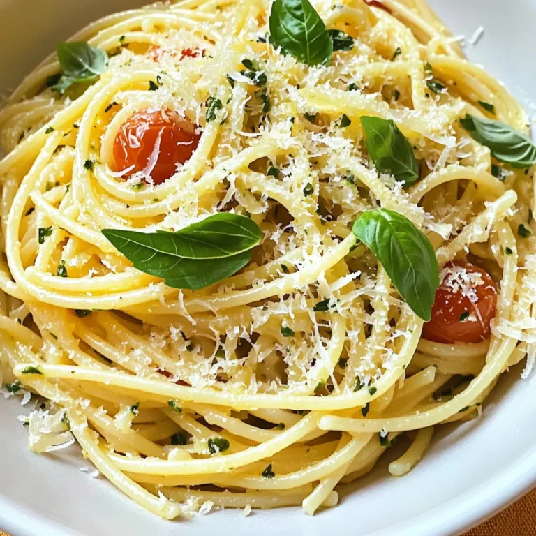 Lemon-Basil Spaghetti