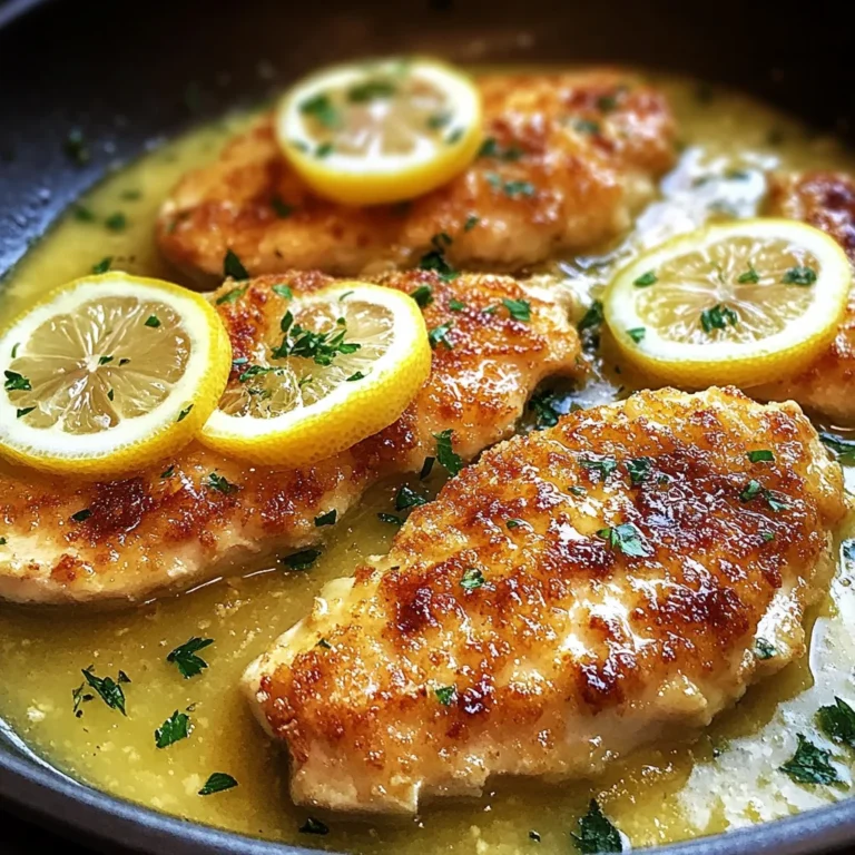 Lemon Butter Chicken Francese