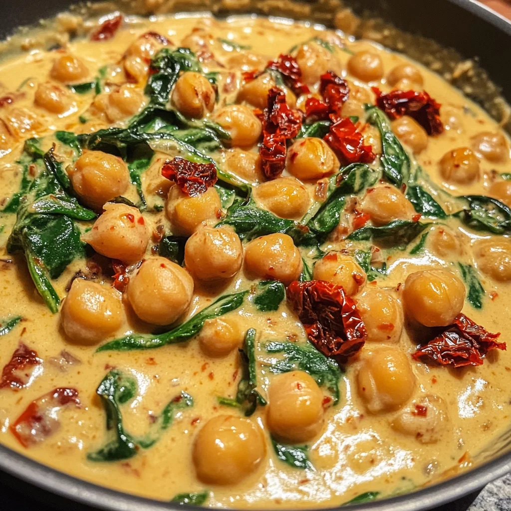 Marry Me Creamy Chickpeas