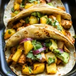 One-Pan Chicken and Pineapple Tacos