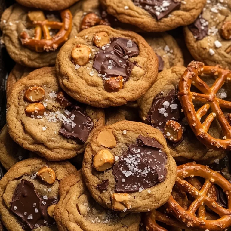 Peanut Butter Pretzel Cookies Recipe