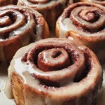 Red Velvet Cinnamon Rolls | The Perfect Christmas Morning Treat