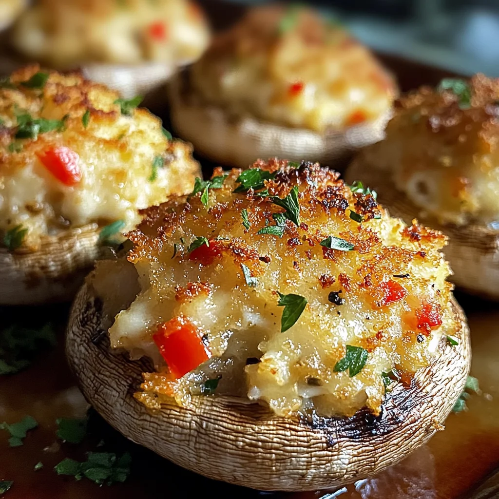 Ruth’s Chris Crab-Stuffed Mushrooms