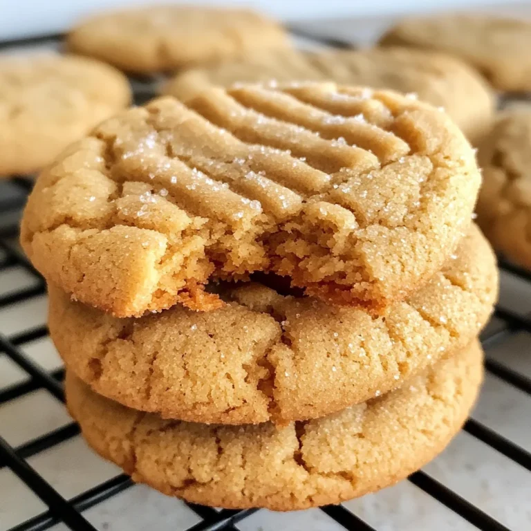 Soft Peanut Butter Cookies