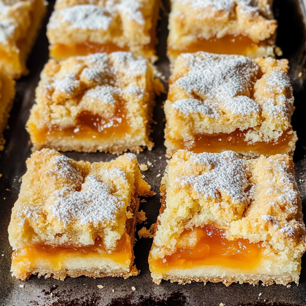 Apricot Shortbread Bars