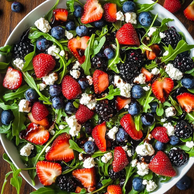 Arugula Salad with Berries