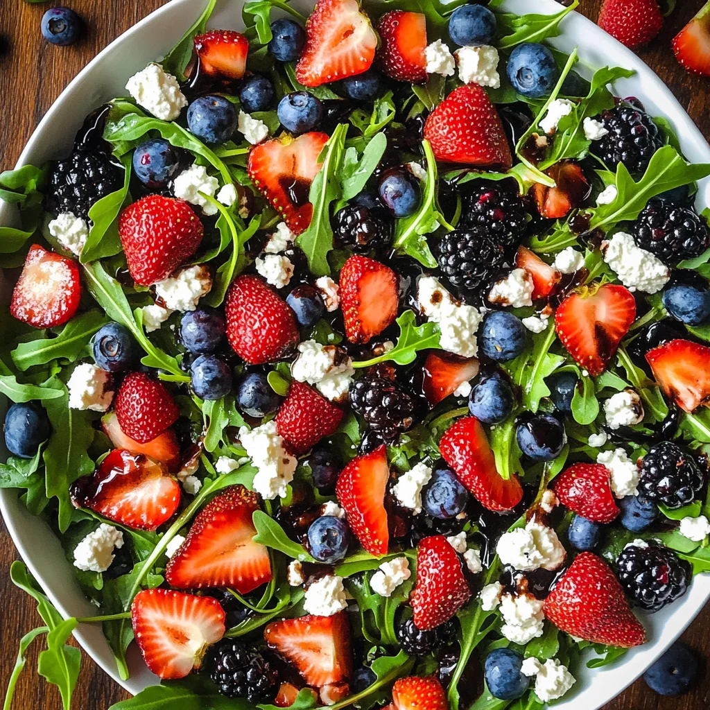 Arugula Salad with Berries