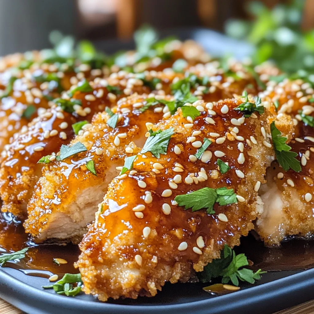 Baked Crunchy Hot Honey Chicken Recipe
