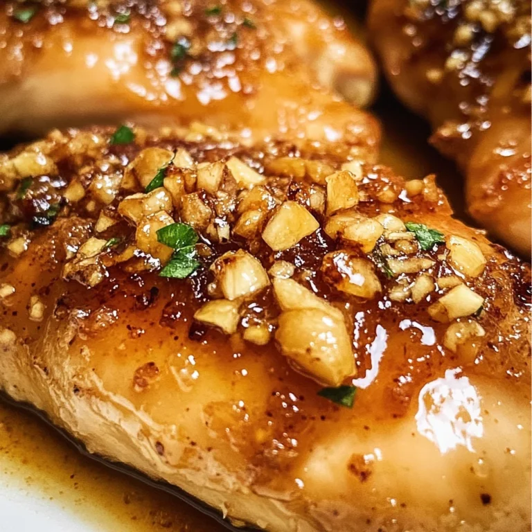 Baked Garlic Brown Sugar Chicken