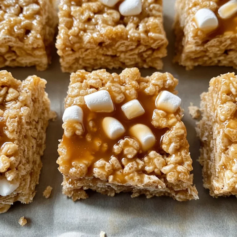 Brown Butter Dulce de Leche Rice Krispie Treats