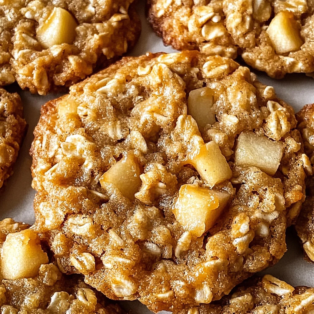 Caramel Apple Oatmeal Cookies