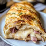 Chicken Cordon Bleu Stromboli