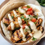 Chicken Shawarma with Creamy Garlic Sauce