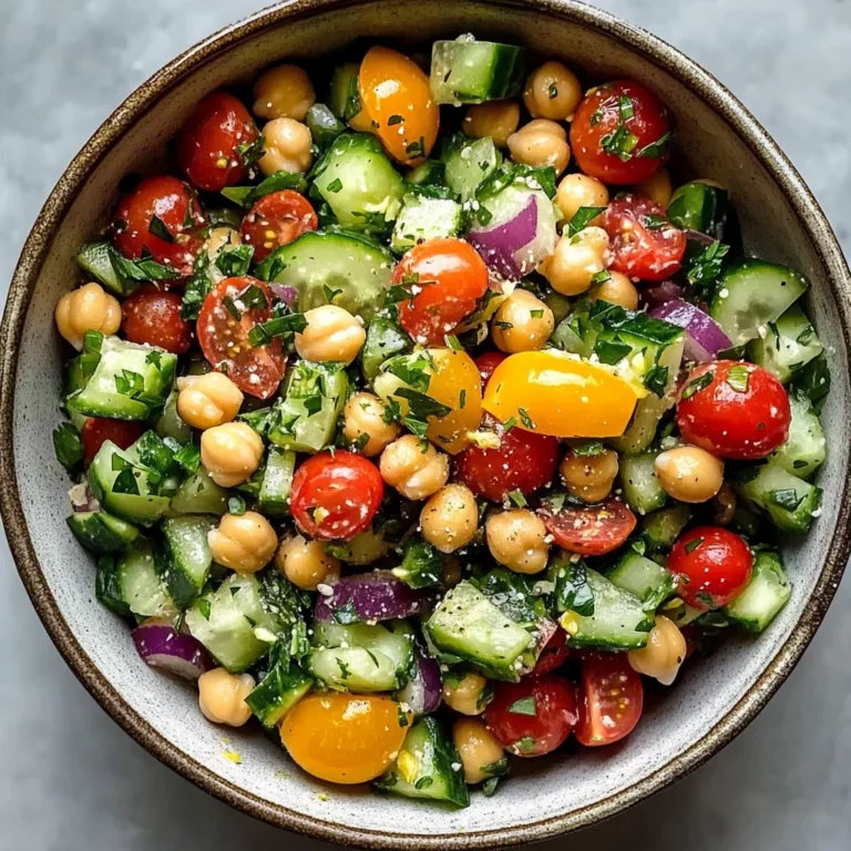 Chickpea Cucumber Salad (The Ultimate Refreshing Recipe)