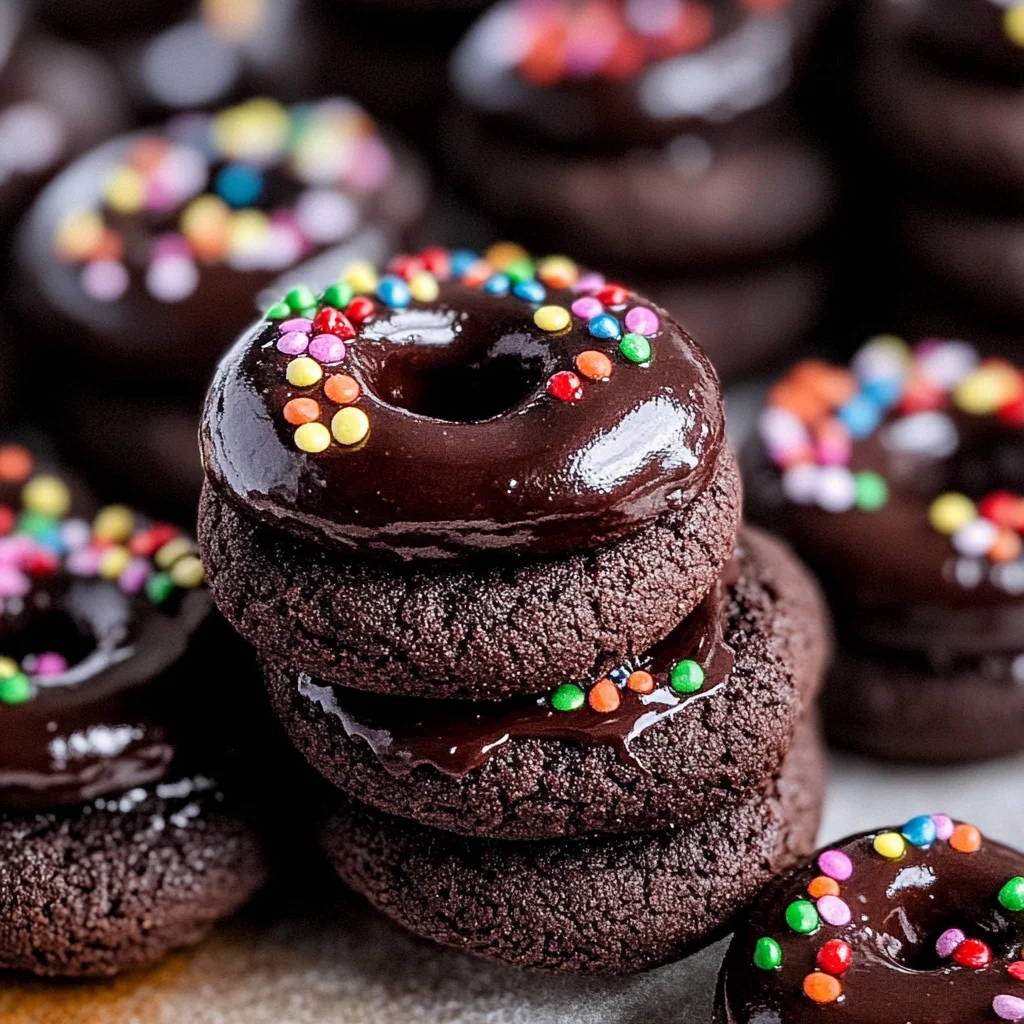 Chocolate Thumbprint Cookies