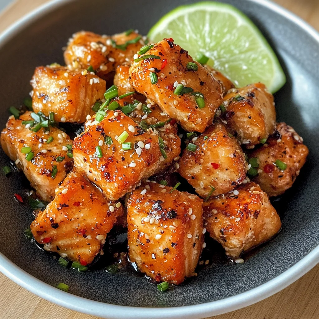 Crispy Bang Bang Salmon Bites
