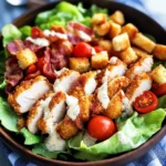 Crispy Chicken BLT Salad