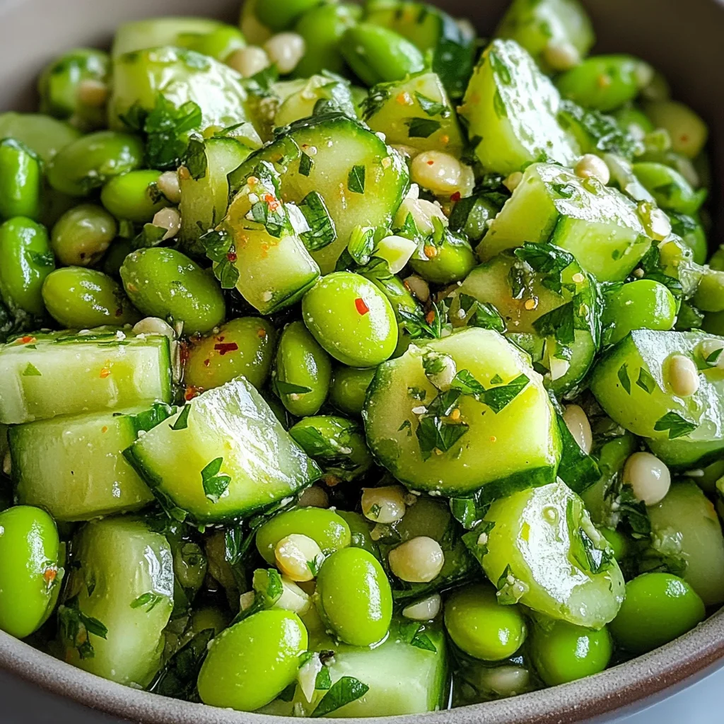 Crispy Cucumber Edamame Salad for a Refreshing Summer Treat