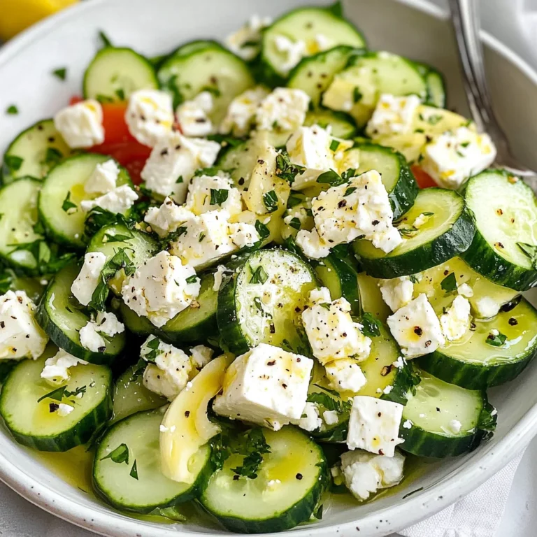 Cucumber Feta Salad