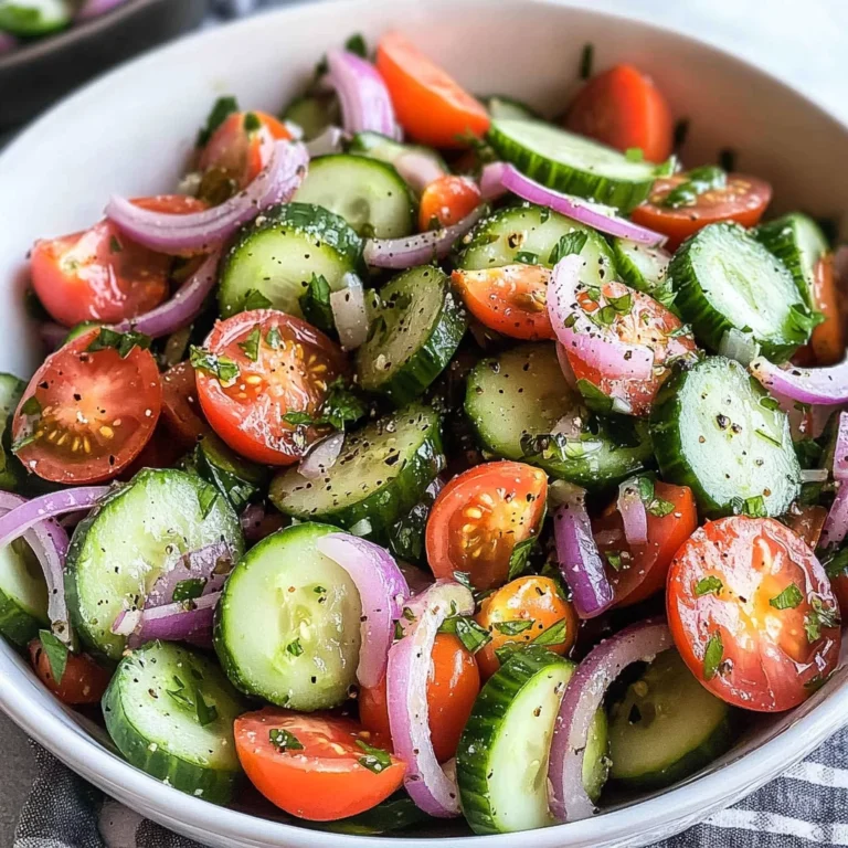Cucumber Tomato Salad