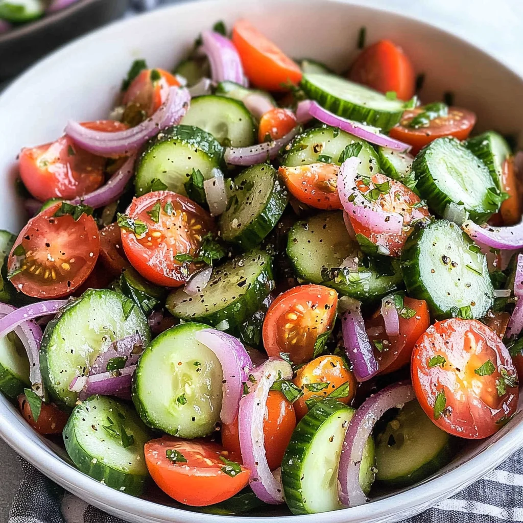 Cucumber Tomato Salad