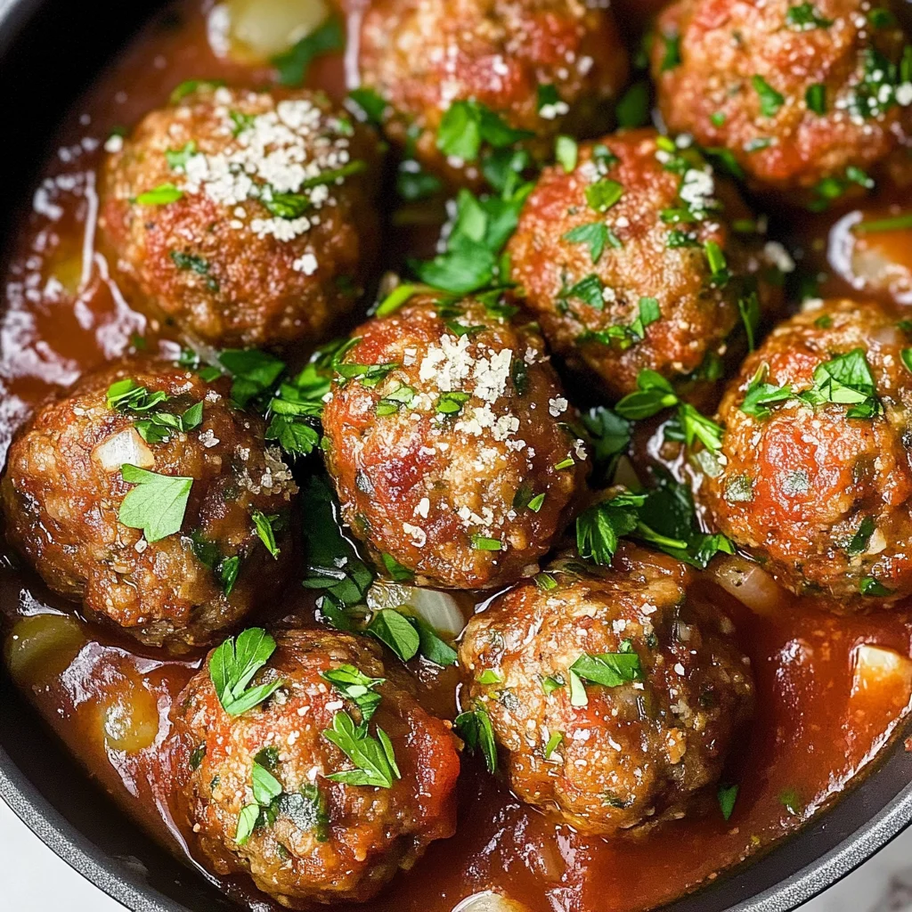 Easy Baked Italian Meatballs