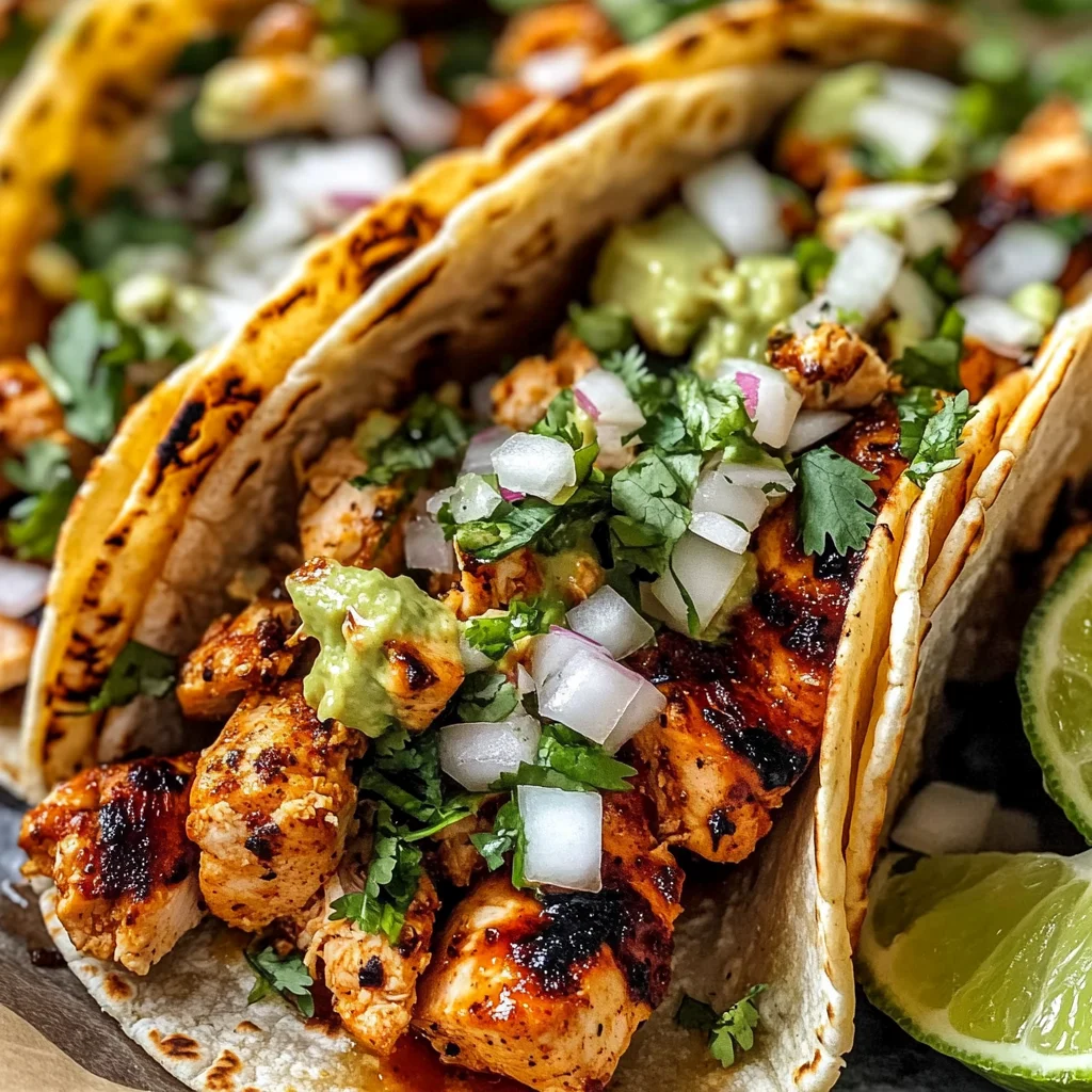 Easy Chicken Street Tacos Recipe