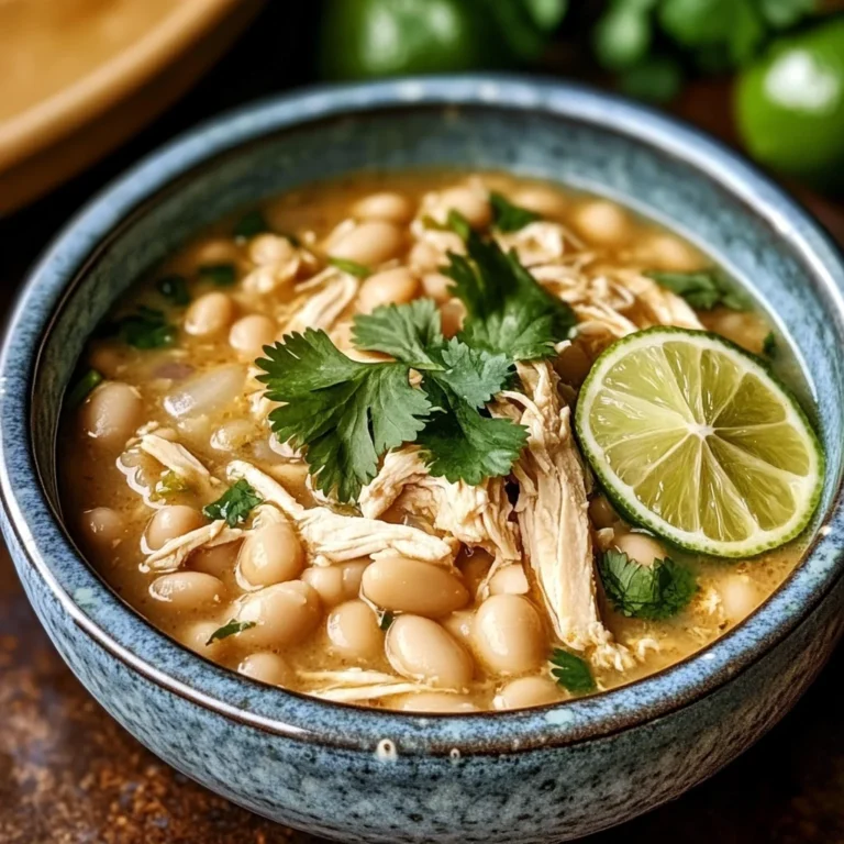 Easy Crockpot White Chicken Chili Recipe