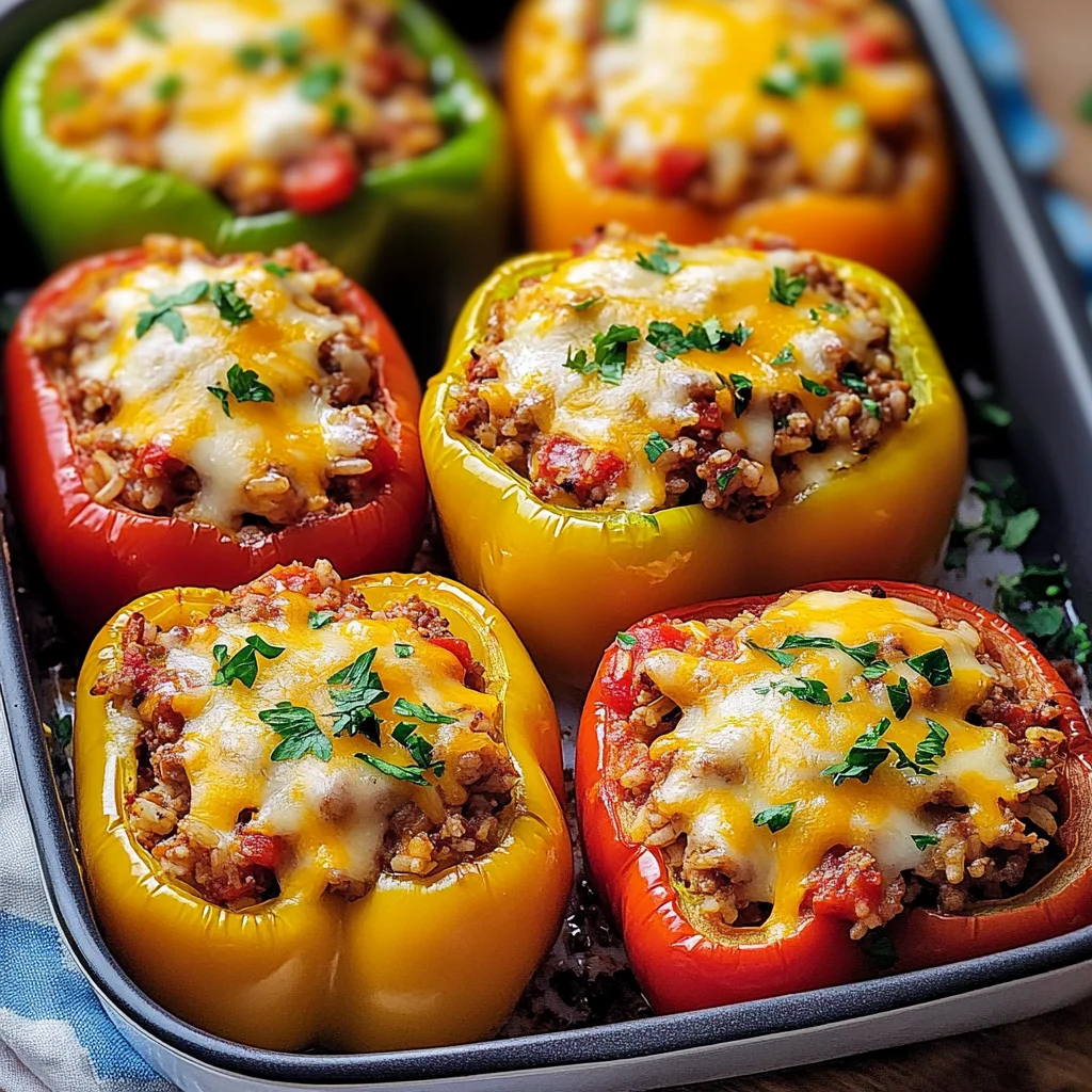 Easy Stuffed Bell Peppers